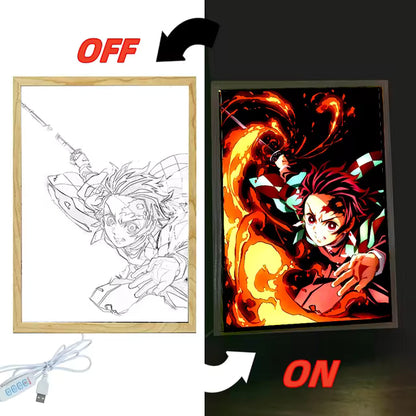 Anime Light Up Frame